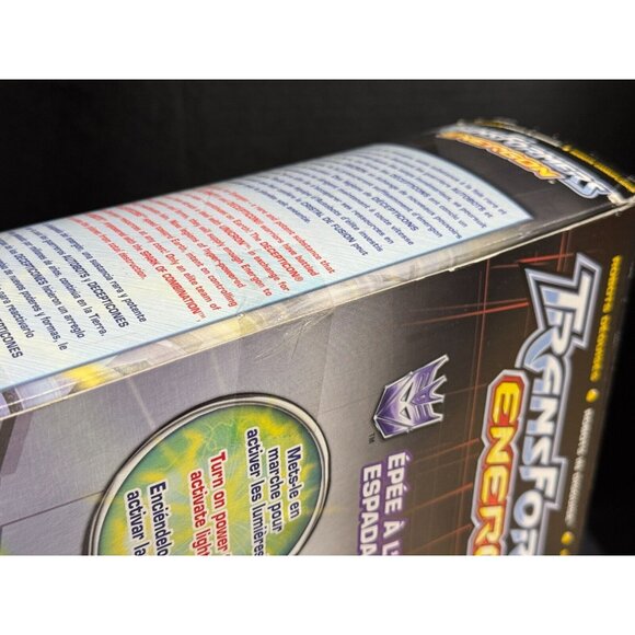 Transformers Energon Megatron Energon Sword 2003 RARE Alternate Packaging - Picture 13 of 13